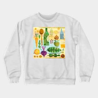 Food! Crewneck Sweatshirt